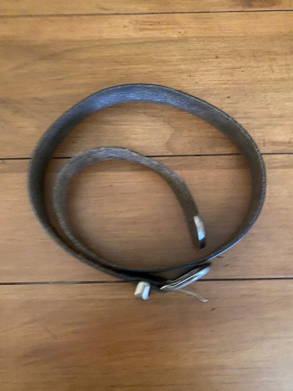 Women's Dark Brown Leather Belt Medium - Picture 8 of 12